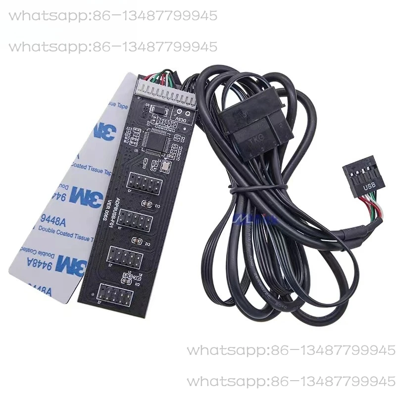 USB2.0 Multi-port 9PIN To 4 Port Interface Desktop Main Board 9 Pins One Minute Four Expansion Card HUB Hub
USB2.0 Multi-port 9PIN To 4 Port Interface Desktop Main Board 9 Pins One Minute Four Expansion Card HUB Hub