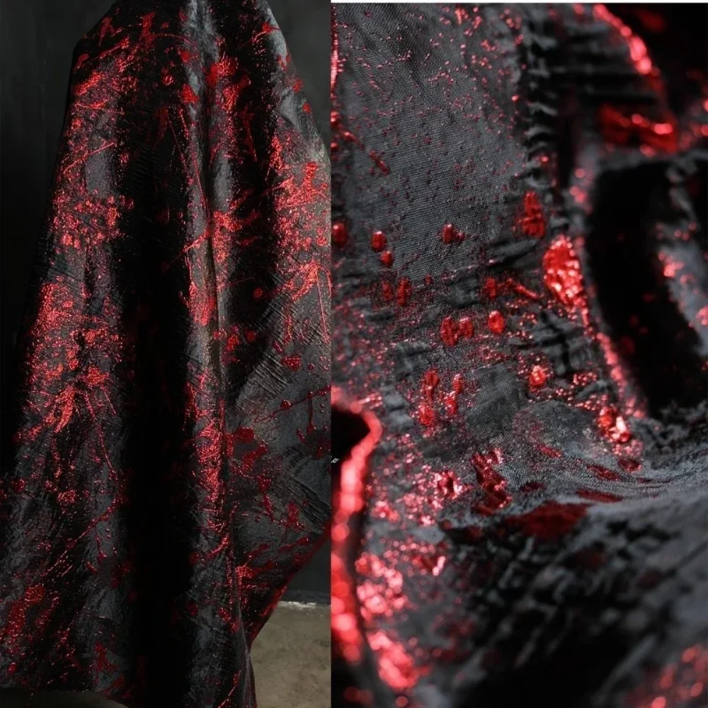 Sparkling Dark Red Jacquard Fabric for Outerwear Skirt Pants Clothing Designer Fabrics By The Yard Diy Sewing Cloth Material
Sparkling Dark Red Jacquard Fabric for Outerwear Skirt Pants Clothing Designer Fabrics By The Yard Diy Sewing Cloth Material