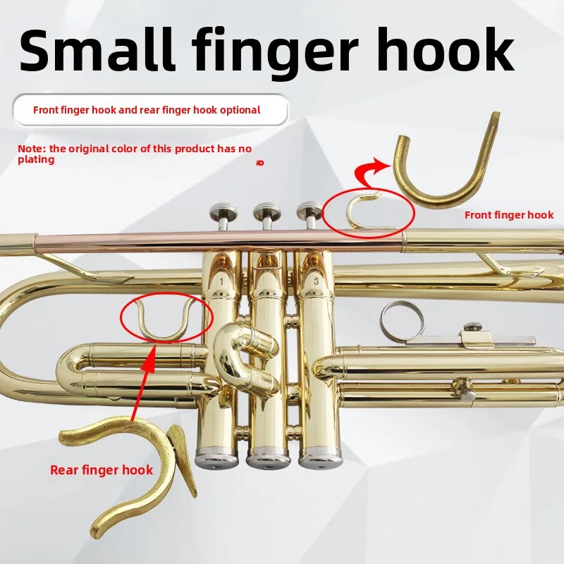  Набор крючков для трубы Bb — передние/задние позиции крючков Pinky и для большого пальца для аксессуаров B-Flat Cornet
Набор крючков для трубы Bb — передние/задние позиции крючков Pinky и для большого пальца для аксессуаров B-Flat Cornet