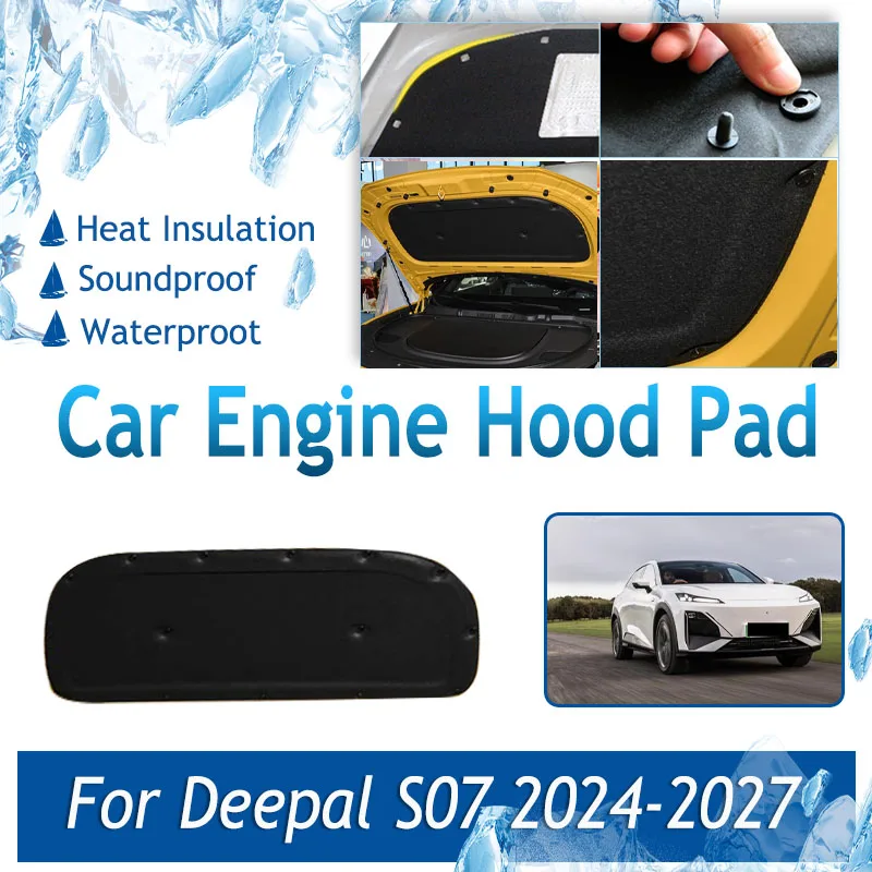 Car Engine Hood Pads For Deepal S07 C673 2024 2025 2026 2027 Genuine Part Mat Front Engine Sound Insulation Rug Auto Accessories
Car Engine Hood Pads For Deepal S07 C673 2024 2025 2026 2027 Genuine Part Mat Front Engine Sound Insulation Rug Auto Accessories