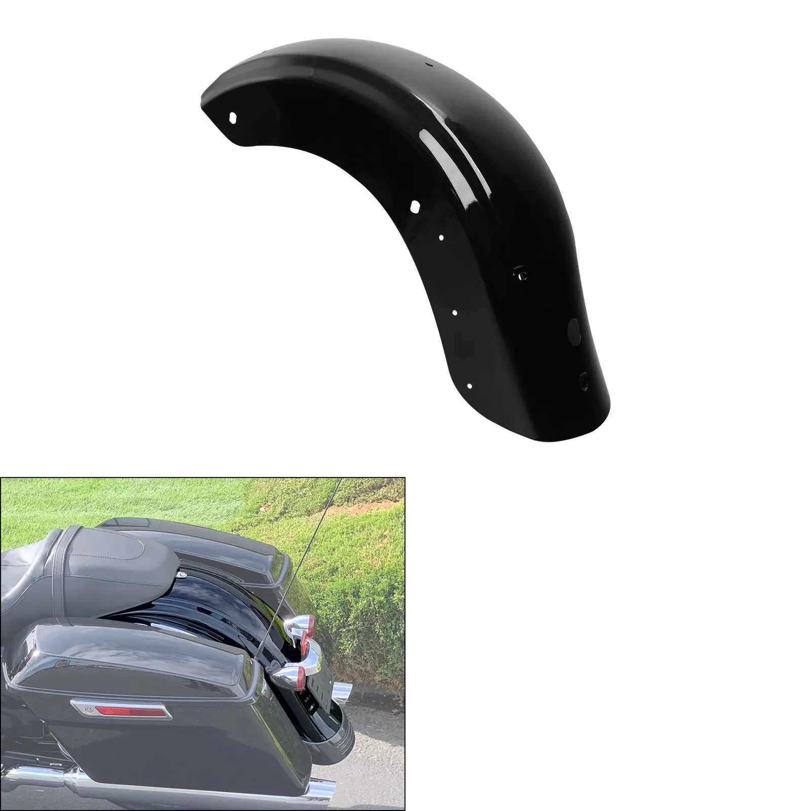 Черное заднее крыло мотоцикла для Harley Touring CVO Limited FLHTKSE 2016-2023 17 18 19 2020 21 22
Черное заднее крыло мотоцикла для Harley Touring CVO Limited FLHTKSE 2016-2023 17 18 19 2020 21 22
