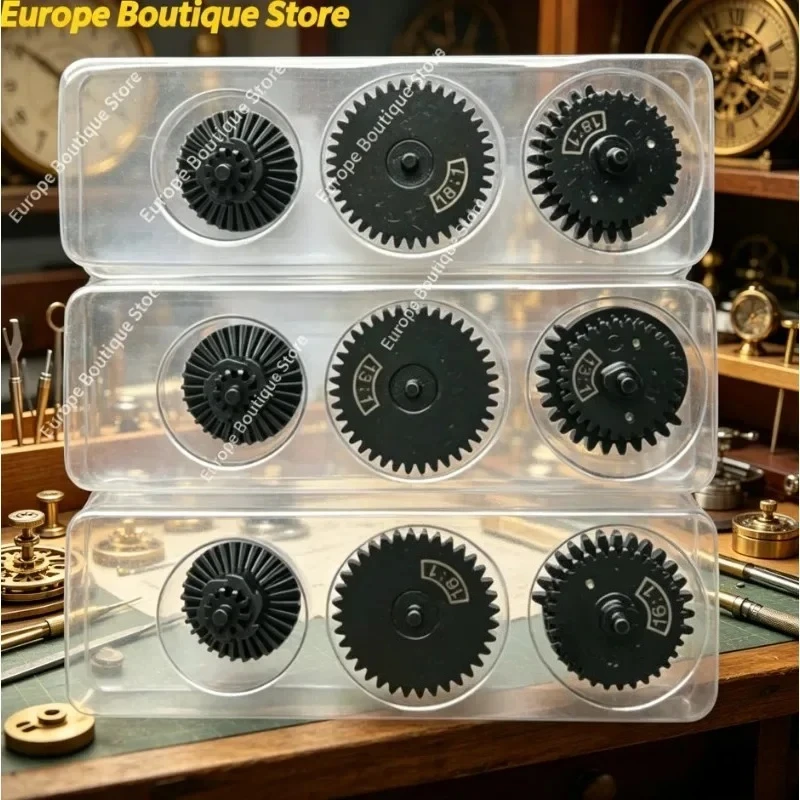 CNC Steel Gear Set 13:1/16:1/18:1 Metal Gears for Ver2 Gen 8/9/10 AEG Gearbox
CNC Steel Gear Set 13:1/16:1/18:1 Metal Gears for Ver2 Gen 8/9/10 AEG Gearbox