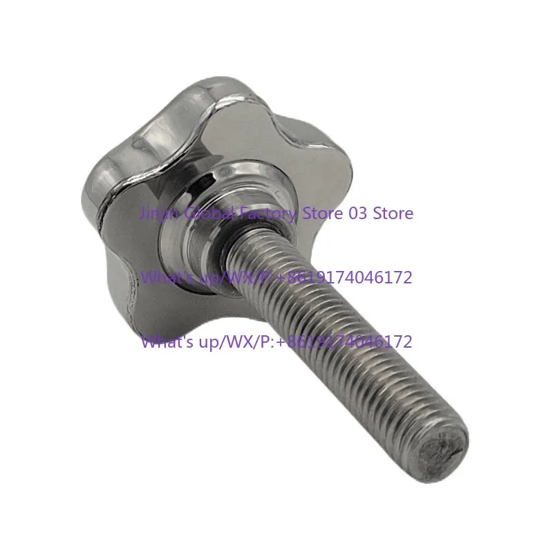 10PCS Plum handle screw, stainless steel, star male thread adjustment fastening knob, hand screw handle
10PCS Plum handle screw, stainless steel, star male thread adjustment fastening knob, hand screw handle
