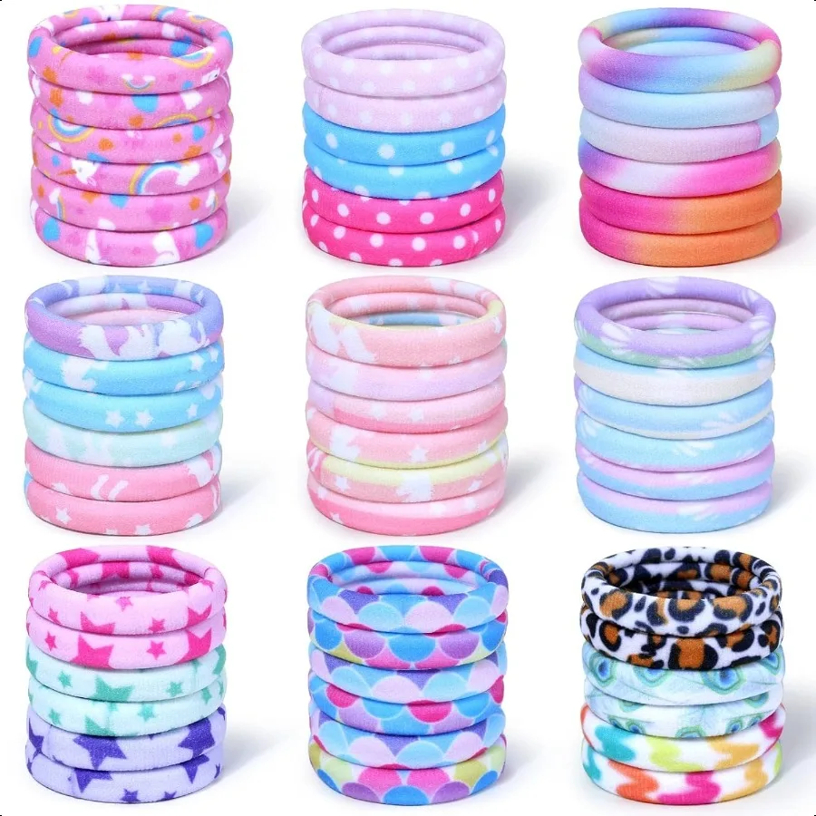 54Pcs Hair Ties for Girls and Women Nylon Hair Elastics Hair Bands Ponytail Holders Soft Hair Ties No Damage for Girls Thick St
54Pcs Hair Ties for Girls and Women Nylon Hair Elastics Hair Bands Ponytail Holders Soft Hair Ties No Damage for Girls Thick St