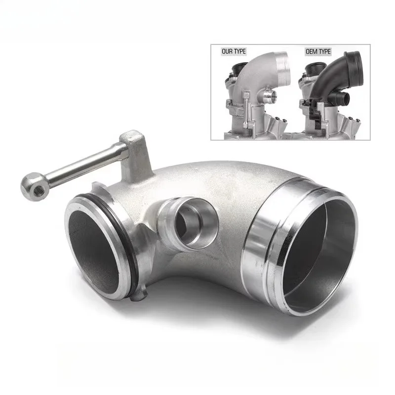 Modified and Enlarged Turbine Pipe 90-degree Elbow Suitable for Golf MK7S3 Third Generation EA888 Engine Transverse
Modified and Enlarged Turbine Pipe 90-degree Elbow Suitable for Golf MK7S3 Third Generation EA888 Engine Transverse