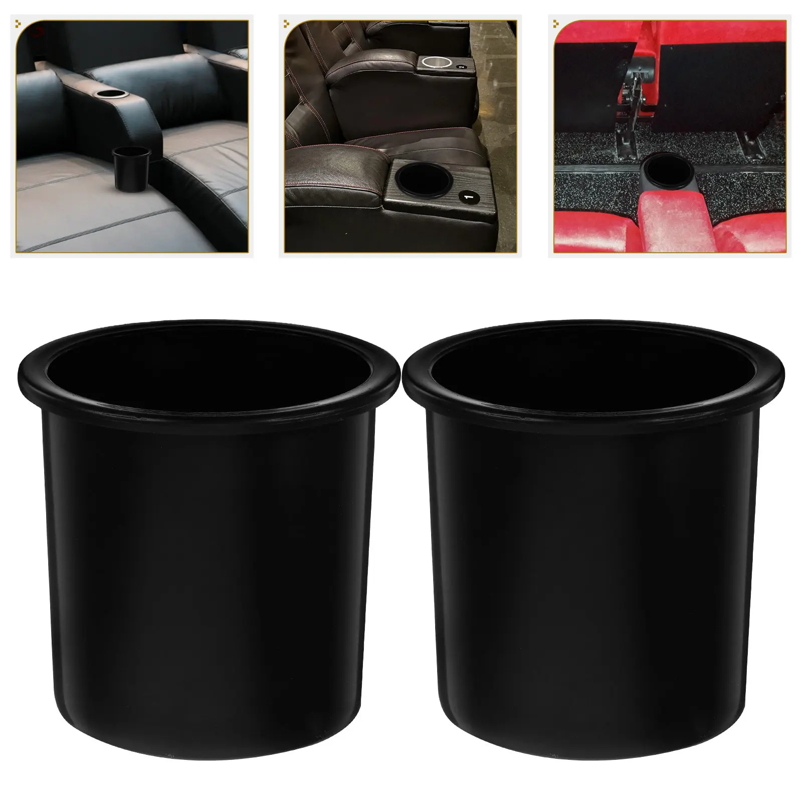 2Pcs Smooth Surface Plastic Cup Holder for Rv Boat Car Seat Poker Table - Simple Install Sturdy Recessed Drinks Can Holder
2Pcs Smooth Surface Plastic Cup Holder for Rv Boat Car Seat Poker Table - Simple Install Sturdy Recessed Drinks Can Holder