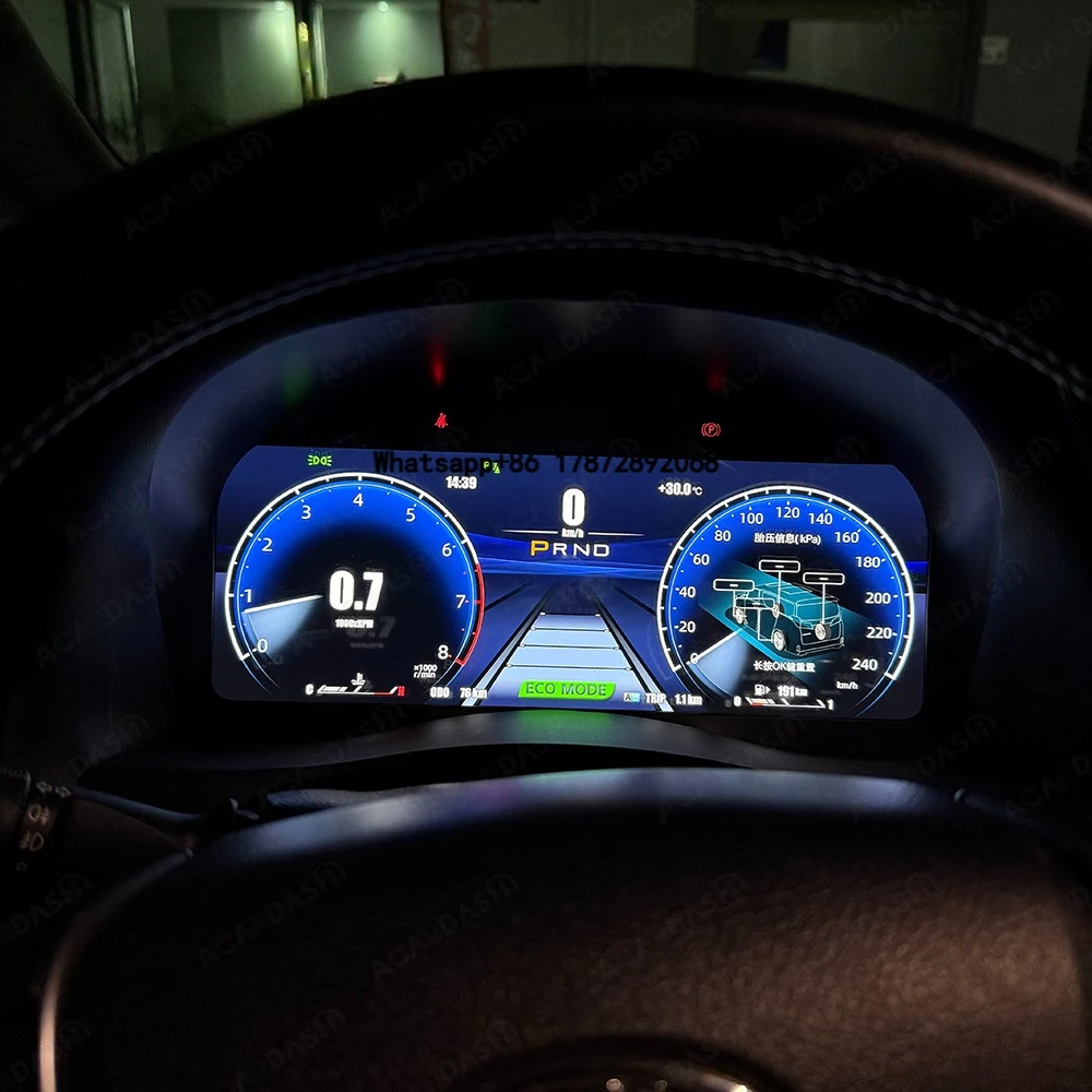 Digital LCD Instrument Cluster Dashboard Speedometer Meter LCD Screen with Android Wireless Carplay for Alphard
Digital LCD Instrument Cluster Dashboard Speedometer Meter LCD Screen with Android Wireless Carplay for Alphard