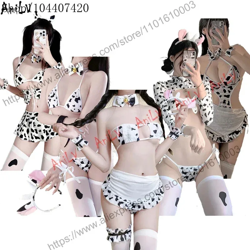 Women Cow Underwear Series Temperament Lingerie Cosplay Anime Kawaii Girl Maid Unfirom Events Pajamas Outfit Set Costules
Women Cow Underwear Series Temperament Lingerie Cosplay Anime Kawaii Girl Maid Unfirom Events Pajamas Outfit Set Costules