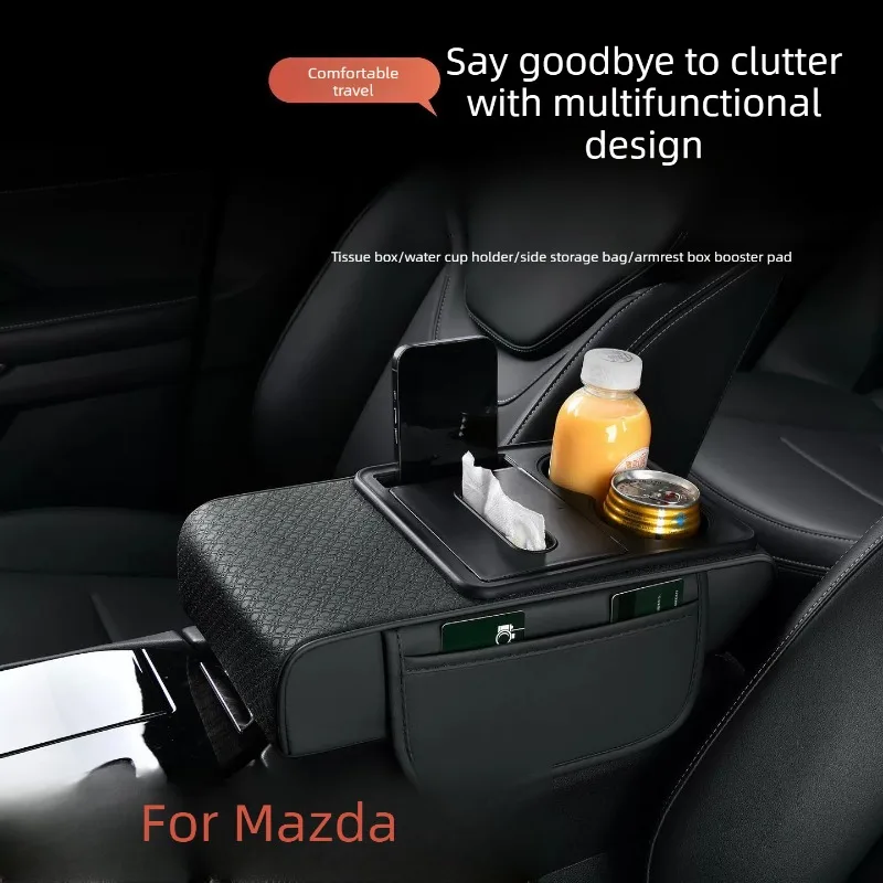For Mazda 6 CX4 CX5 Armrest Box Heighten Pad Multifunctional Car Tissue Box Armrest Cover Interior Accessories Car Tissue Holder
For Mazda 6 CX4 CX5 Armrest Box Heighten Pad Multifunctional Car Tissue Box Armrest Cover Interior Accessories Car Tissue Holder