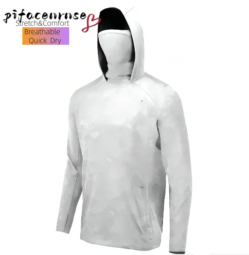 Men Face Cover Fishing Clothes Outdoor Summer Mask Hoodie Long Sleeves Sun Uv Protection Hooded Fishing Shirt
Men Face Cover Fishing Clothes Outdoor Summer Mask Hoodie Long Sleeves Sun Uv Protection Hooded Fishing Shirt