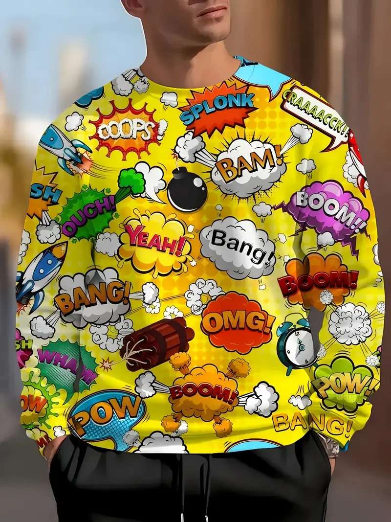 Personalized Abstract Pattern Series Graphic Sweatshirts For Men Graffiti Manga Men's Pullover Long Sleeve 3D Printed Tracksuit
Personalized Abstract Pattern Series Graphic Sweatshirts For Men Graffiti Manga Men's Pullover Long Sleeve 3D Printed Tracksuit