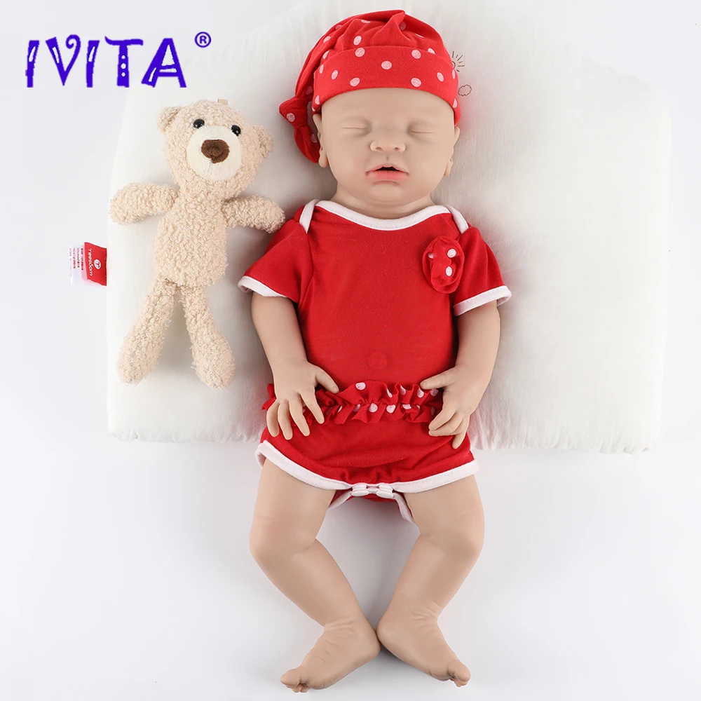 IVITA WG1514 18inch 2980g 100% Silicone Reborn Baby Doll Realistic Newborn Girl Toy for Children's Fashion Lifelike Dolls
IVITA WG1514 18inch 2980g 100% Silicone Reborn Baby Doll Realistic Newborn Girl Toy for Children's Fashion Lifelike Dolls
