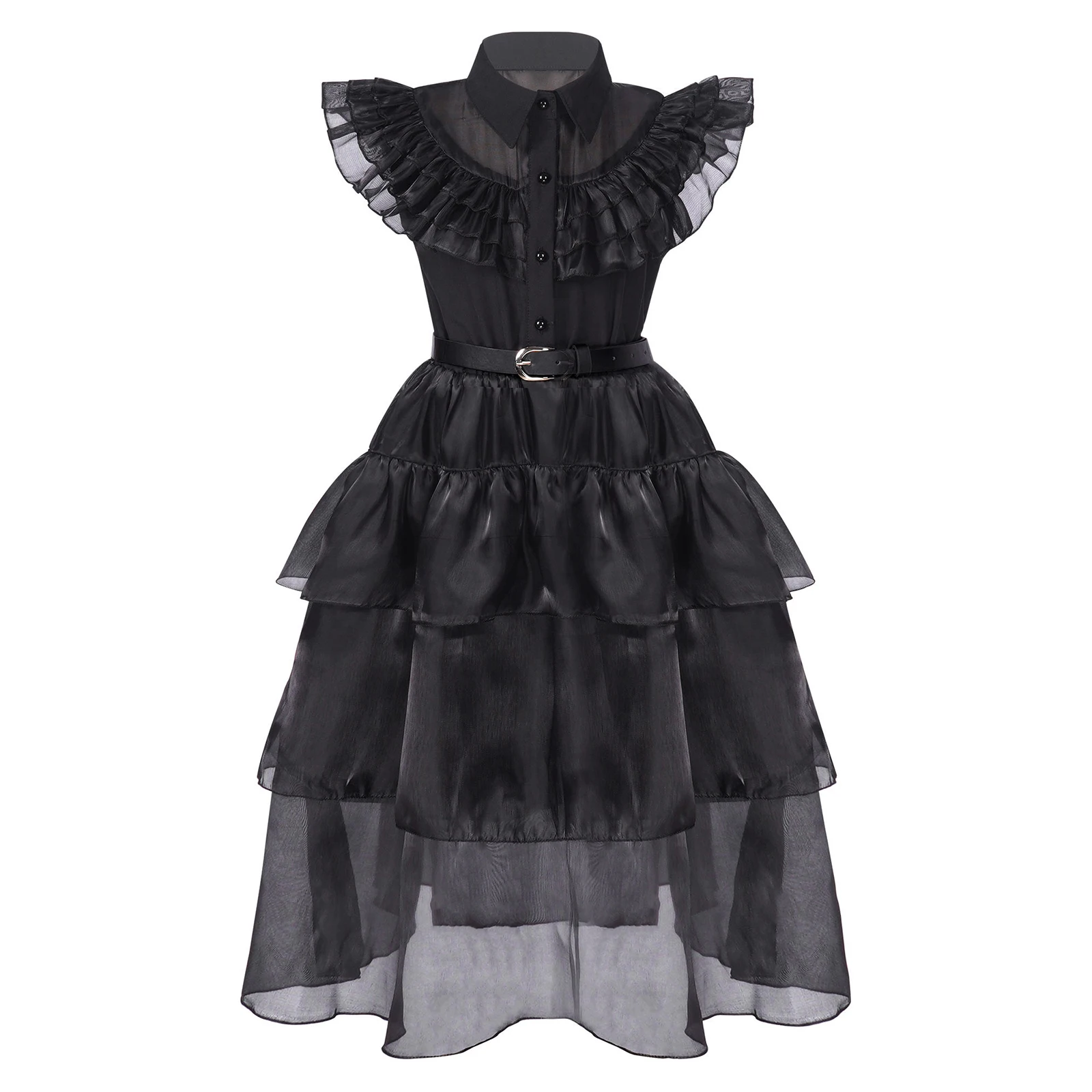 Black Dresses Kids Girls Flounce Mesh Dress Gothic Party Dress Halloween Movie Cosplay Dress Christmas Carnival Fancy Dress
Black Dresses Kids Girls Flounce Mesh Dress Gothic Party Dress Halloween Movie Cosplay Dress Christmas Carnival Fancy Dress