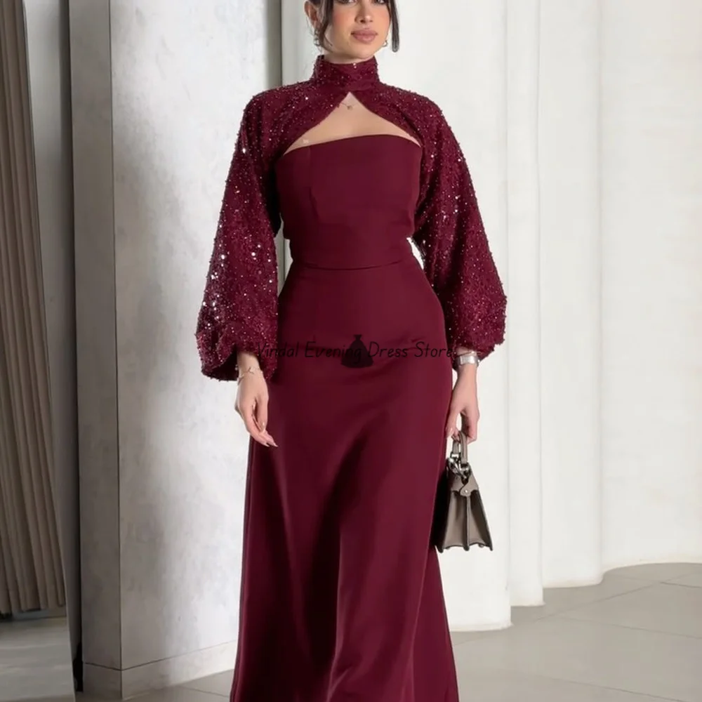 Vindal Women A-Line Long Sleeves Floor-Length Sequins Sexy Elegant Formal Customized Party Evening Gown Saudi Arabia 2025
Vindal Women A-Line Long Sleeves Floor-Length Sequins Sexy Elegant Formal Customized Party Evening Gown Saudi Arabia 2025