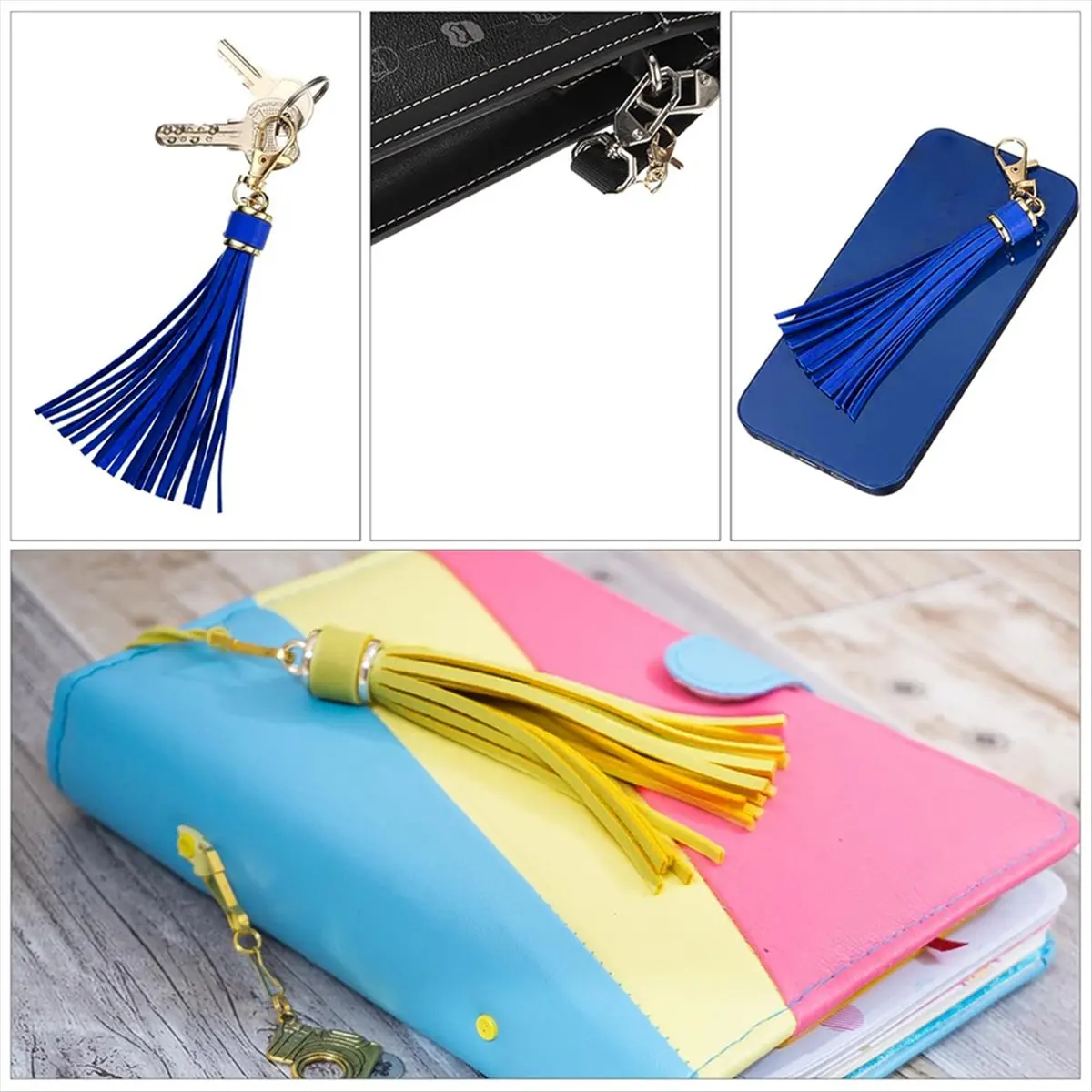 COFA 18pcs PU Leather Tassels, 5.9 Inch Keychain Tassel Charm with Lobster Swivel for Jewelry Making, Handbag
COFA 18pcs PU Leather Tassels, 5.9 Inch Keychain Tassel Charm with Lobster Swivel for Jewelry Making, Handbag