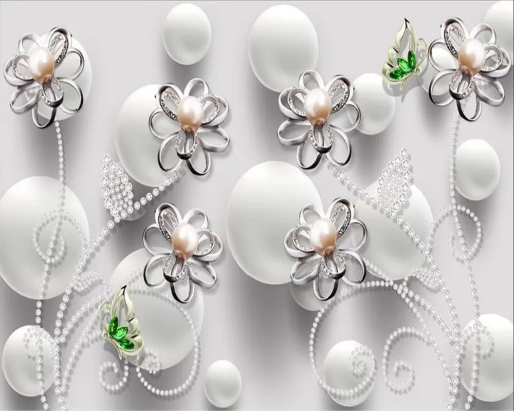 Настенная роспись на заказ, европейская трехмерная картина с жемчужными цветами, фоновое украшение для стен, живопись для гостиной, спальни, 3D обои
Настенная роспись на заказ, европейская трехмерная картина с жемчужными цветами, фоновое украшение для стен, живопись для гостиной, спальни, 3D обои