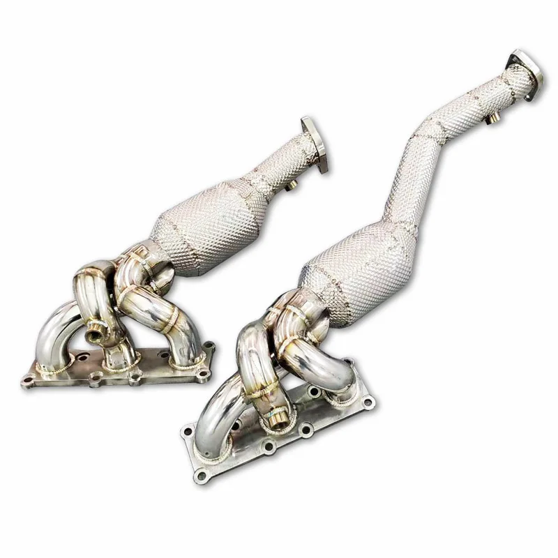 Performance Stainless Steel High Flow Catted Downpipe Exhaust Manifold Header for BMW 325/330 E90/E92/E93 2.5L/3.0L 2005-2012
Performance Stainless Steel High Flow Catted Downpipe Exhaust Manifold Header for BMW 325/330 E90/E92/E93 2.5L/3.0L 2005-2012