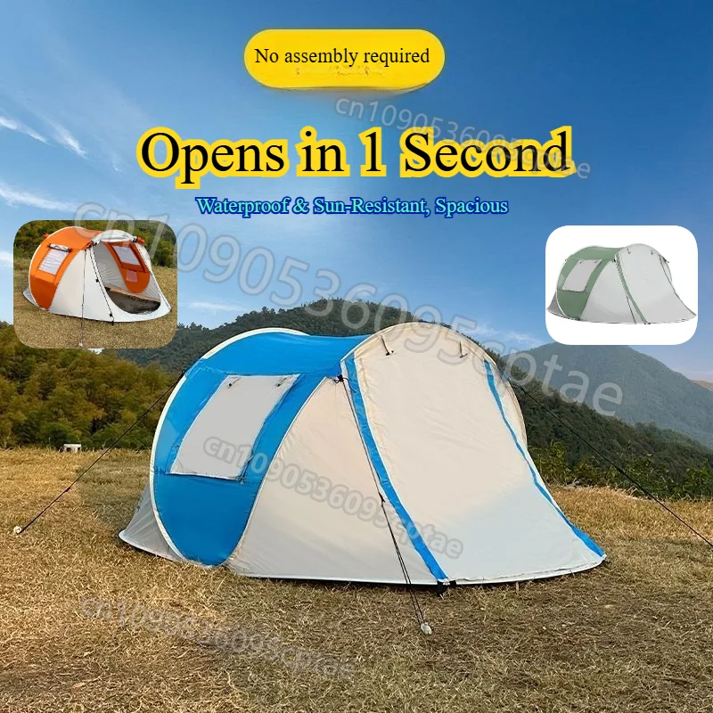 2 Person Pop Up Tent, Waterproof Sunproof Windproof, Automatic Setup, Portable Outdoor Camping Tent for Beach, Easy Install
2 Person Pop Up Tent, Waterproof Sunproof Windproof, Automatic Setup, Portable Outdoor Camping Tent for Beach, Easy Install