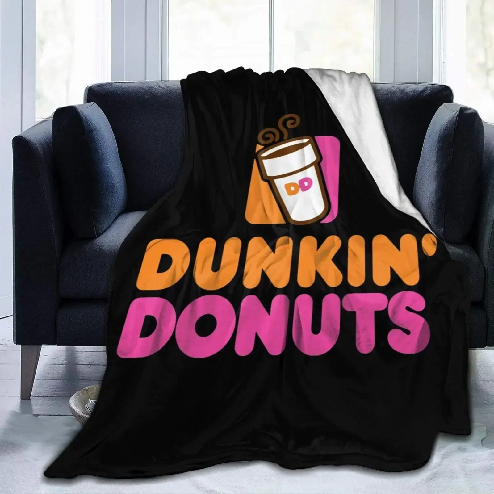 Плед из фланелевого флиса с логотипом Dunkin Donuts, двусторонний, мягкий, теплый, уютный, для осени, зимы, дома и путешествий
Плед из фланелевого флиса с логотипом Dunkin Donuts, двусторонний, мягкий, теплый, уютный, для осени, зимы, дома и путешествий