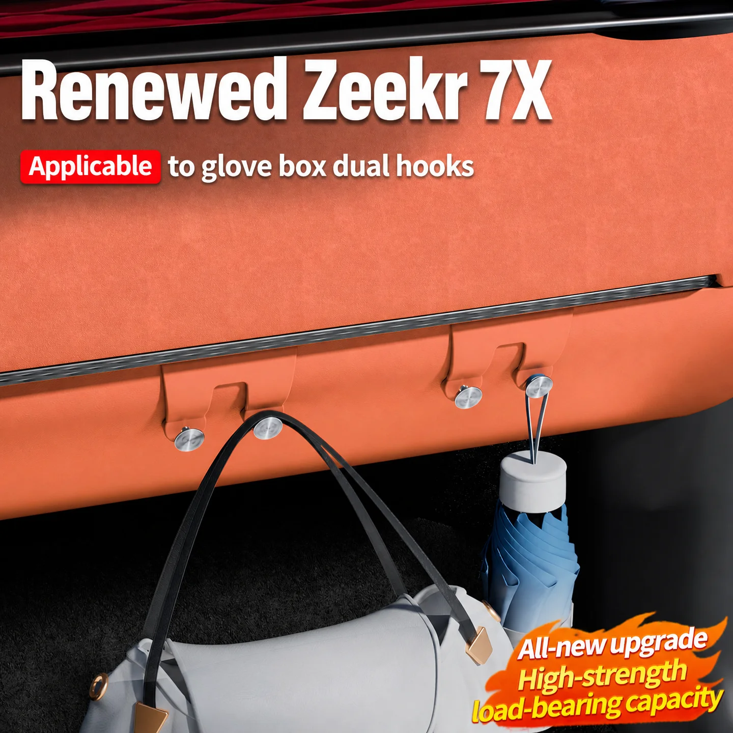 For 2026 Upgraded ZEEKR 7X Glove Box Hook Passenger Side Storage Hanger Car Interior Organizer Accessories
For 2026 Upgraded ZEEKR 7X Glove Box Hook Passenger Side Storage Hanger Car Interior Organizer Accessories