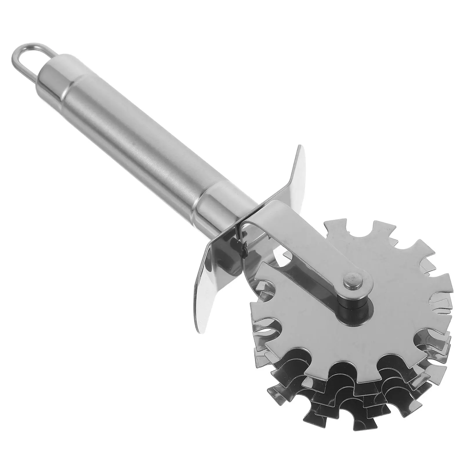 Stainless Steel Meat Tenderizer 5 Wheel Rolling Tool Hammer Kitchen Gadgets Steak Pork Loose Beef Softener Practical High
Stainless Steel Meat Tenderizer 5 Wheel Rolling Tool Hammer Kitchen Gadgets Steak Pork Loose Beef Softener Practical High
