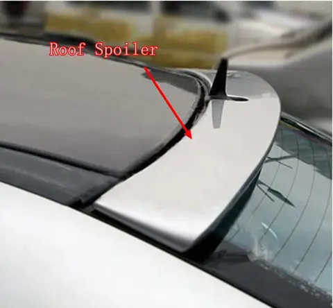 Auto For Benz W211 E300 E320 E240 Spoiler 2005-2009 ABS Plastic Glossy black Color Rear Spoiler Wing Trunk Lid Cover Car Styling