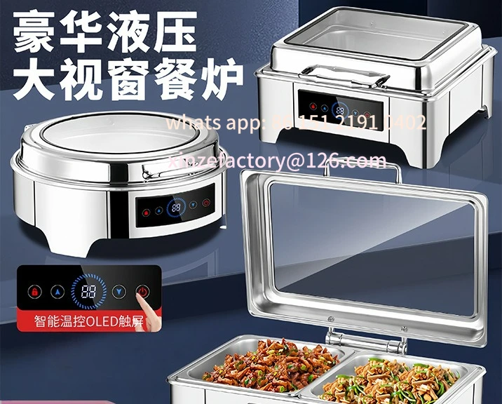 Customizable Electric Heating Stove Visual Flip Thickened Hotel 304 Stainless Steel Tableware Breakfast Insulation Pot
Customizable Electric Heating Stove Visual Flip Thickened Hotel 304 Stainless Steel Tableware Breakfast Insulation Pot