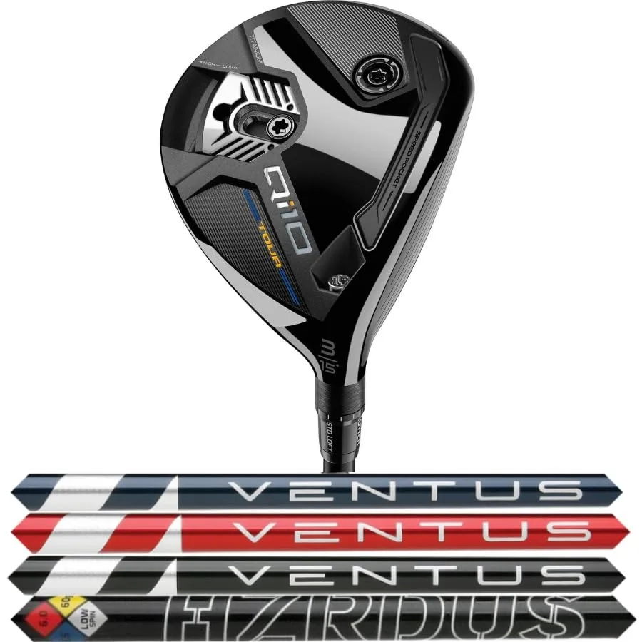 Custom Qi10 Tour Fairway Wood for golf course use, titanium head, matte black finish, ultra-low spin and high launch
Custom Qi10 Tour Fairway Wood for golf course use, titanium head, matte black finish, ultra-low spin and high launch
