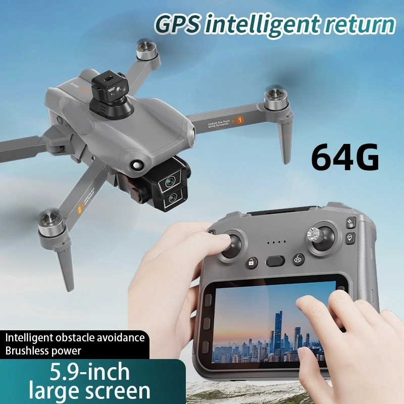 3KM Aerial Photography Smart GPS Positioning Return WIFI FPV RC Drone 8K ESC Optical Flow 5.9In Screen Remote Control Quadcopter
3KM Aerial Photography Smart GPS Positioning Return WIFI FPV RC Drone 8K ESC Optical Flow 5.9In Screen Remote Control Quadcopter