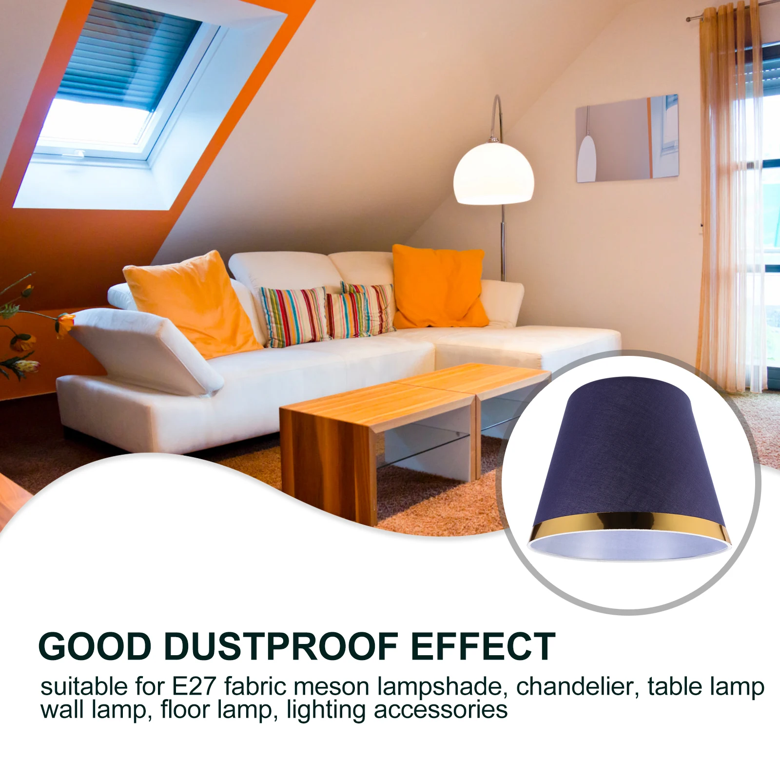 E27 Lamp Shade Durable Cloth Cover Non Fading Simple Style Home Hotel Decoration Living Room Dining Room Lamp Accessories
E27 Lamp Shade Durable Cloth Cover Non Fading Simple Style Home Hotel Decoration Living Room Dining Room Lamp Accessories