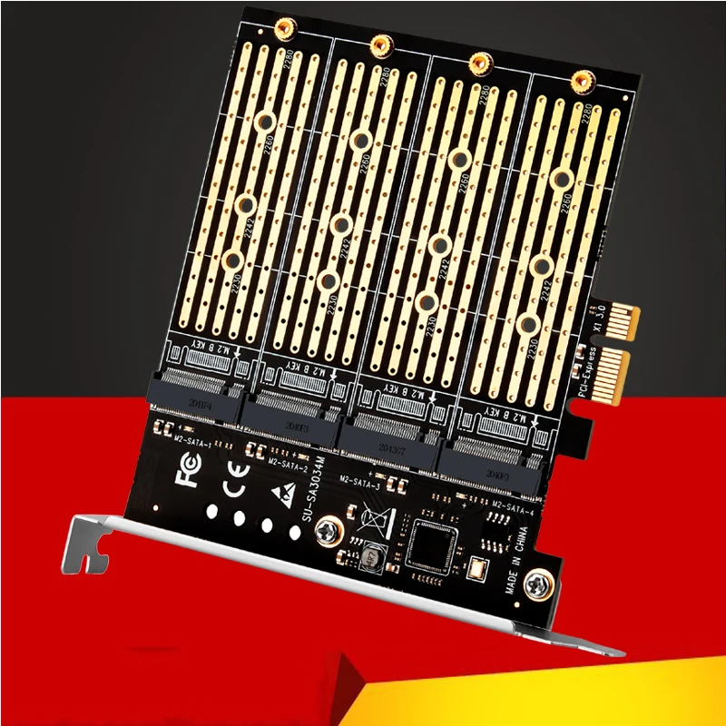 Chi a Mining PCIE to M2 Adapter PCI Express X1 3.0 4 Port B Key M.2 NGFF SATA SSD Adapter PCI-E M.2 Adapter Expansion Card Riser
Chi a Mining PCIE to M2 Adapter PCI Express X1 3.0 4 Port B Key M.2 NGFF SATA SSD Adapter PCI-E M.2 Adapter Expansion Card Riser