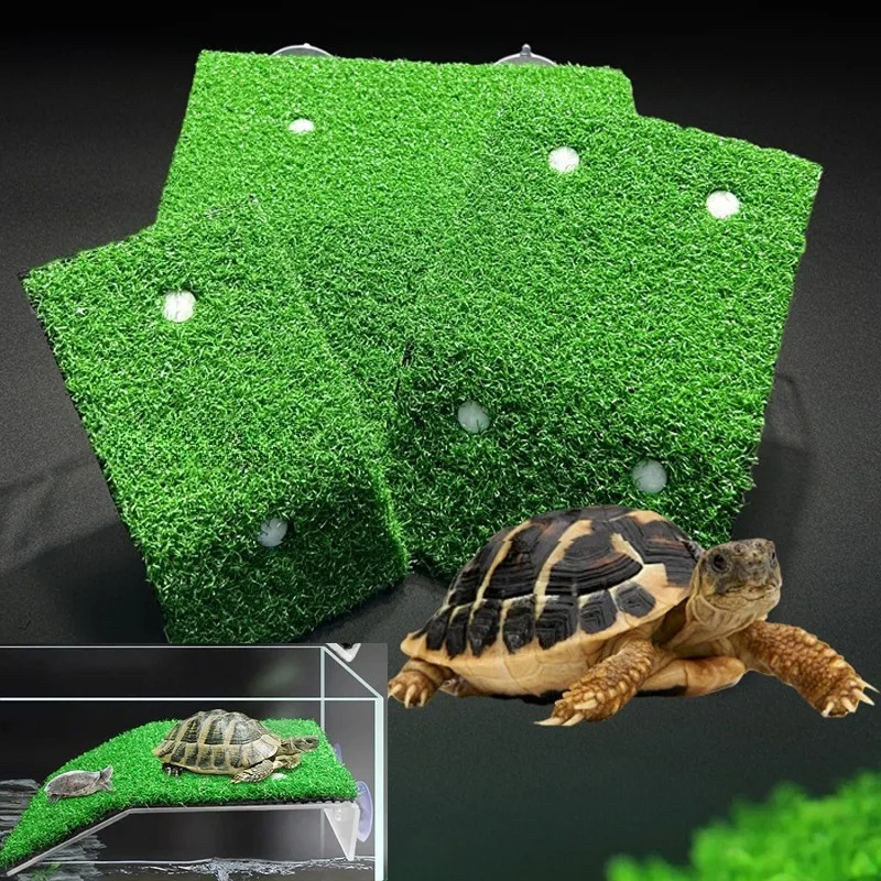 Reptile Basking Platform Tortoise Resting Dock Artificial Grass Ramp Floating Island Habitat for Turtle Tank Aquarium Accessory
Reptile Basking Platform Tortoise Resting Dock Artificial Grass Ramp Floating Island Habitat for Turtle Tank Aquarium Accessory