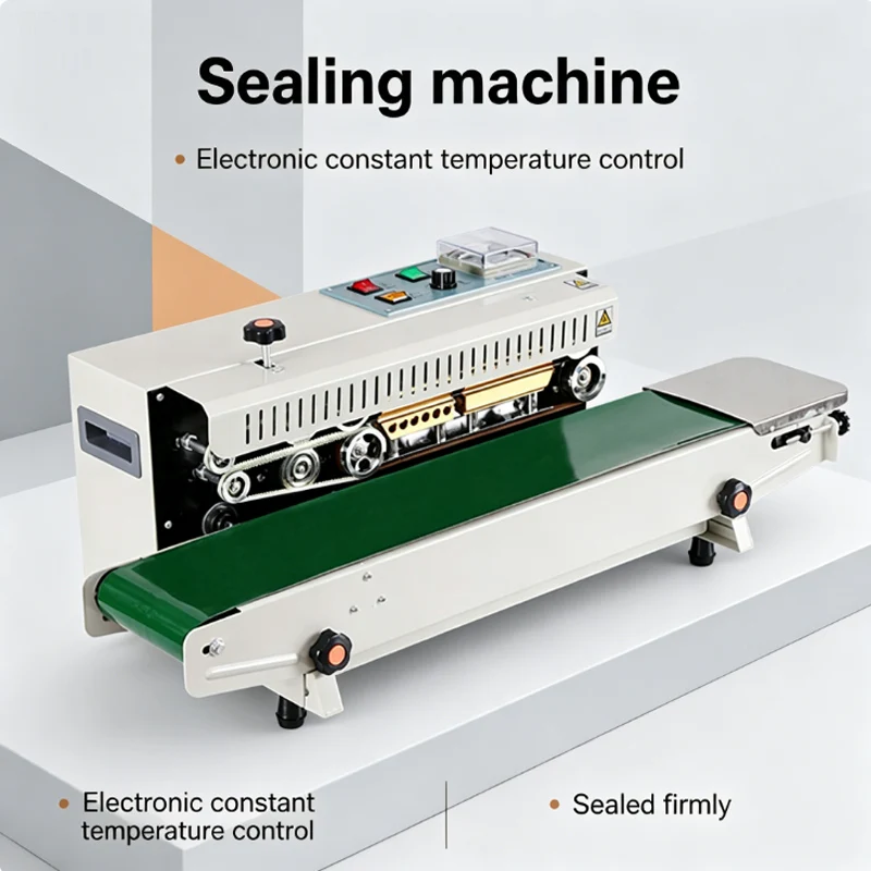 Automatic Continuous film sealing machine, plastic bag package machine, Expanded food band sealer
Automatic Continuous film sealing machine, plastic bag package machine, Expanded food band sealer