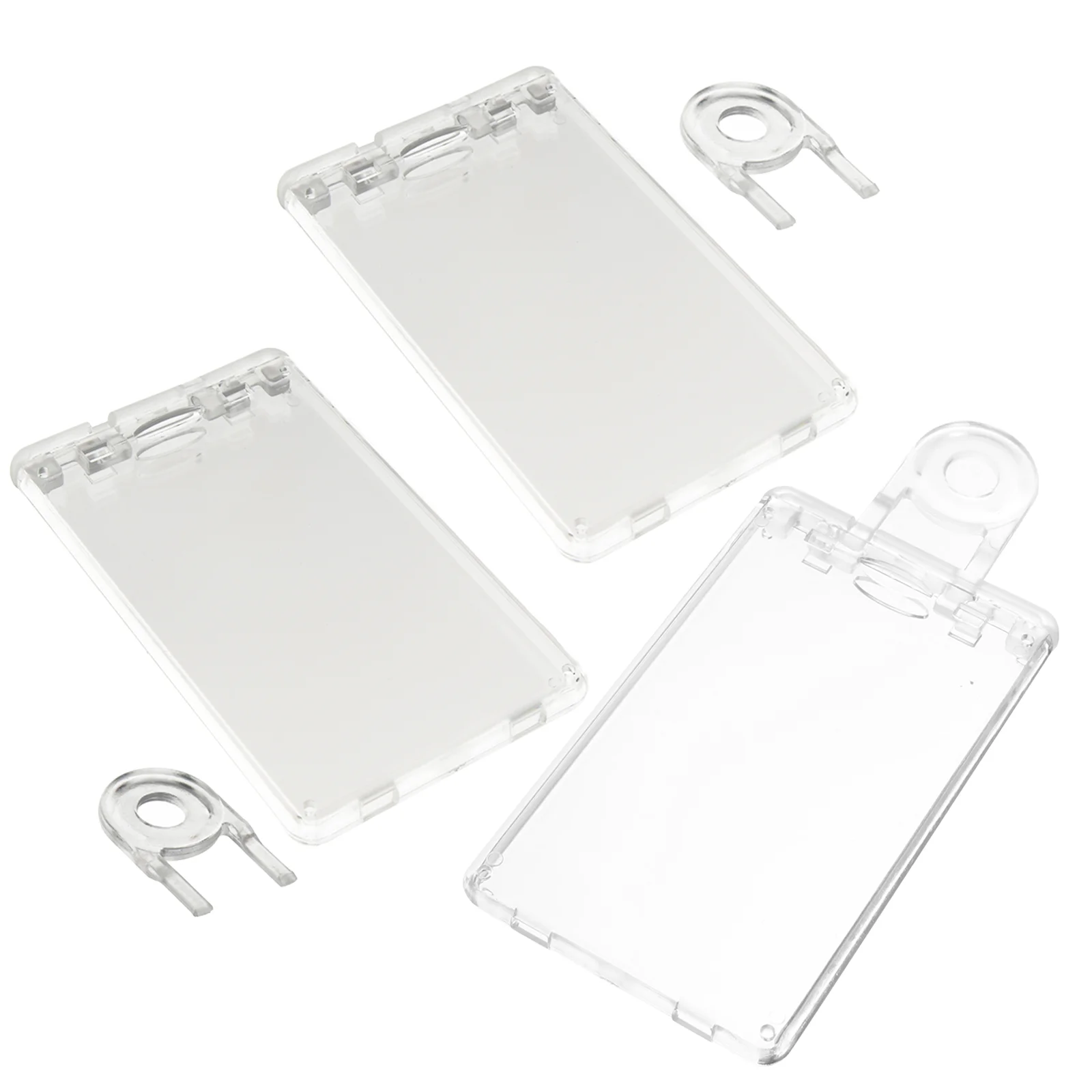 3 Pcs Transparent Card Holder Id Cards Badge Plastic Sleeve Badges Clip Fully Work
3 Pcs Transparent Card Holder Id Cards Badge Plastic Sleeve Badges Clip Fully Work