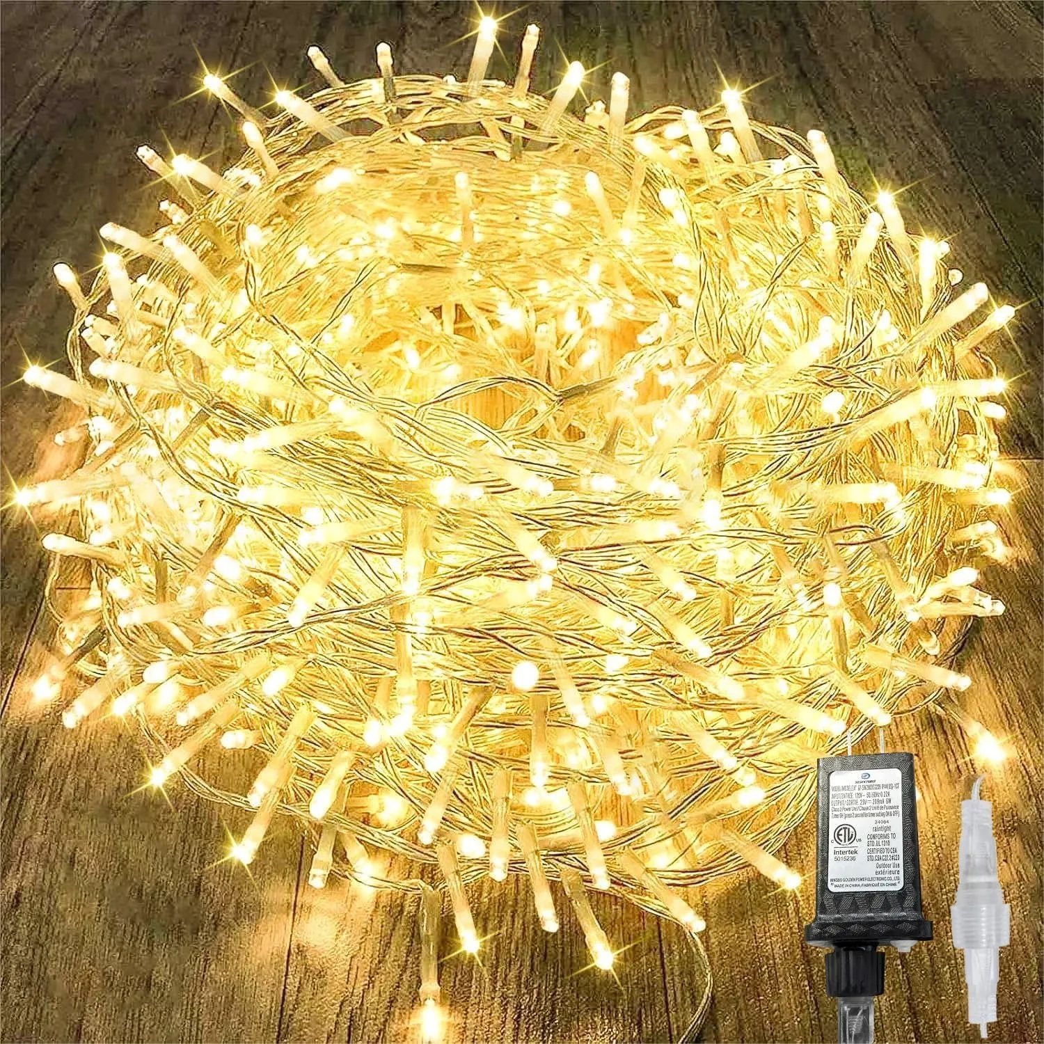 88Ft 240LED Connectable String Lights Warm White with Timer for Indoor Outdoor Patio Wedding Tree Decor
88Ft 240LED Connectable String Lights Warm White with Timer for Indoor Outdoor Patio Wedding Tree Decor