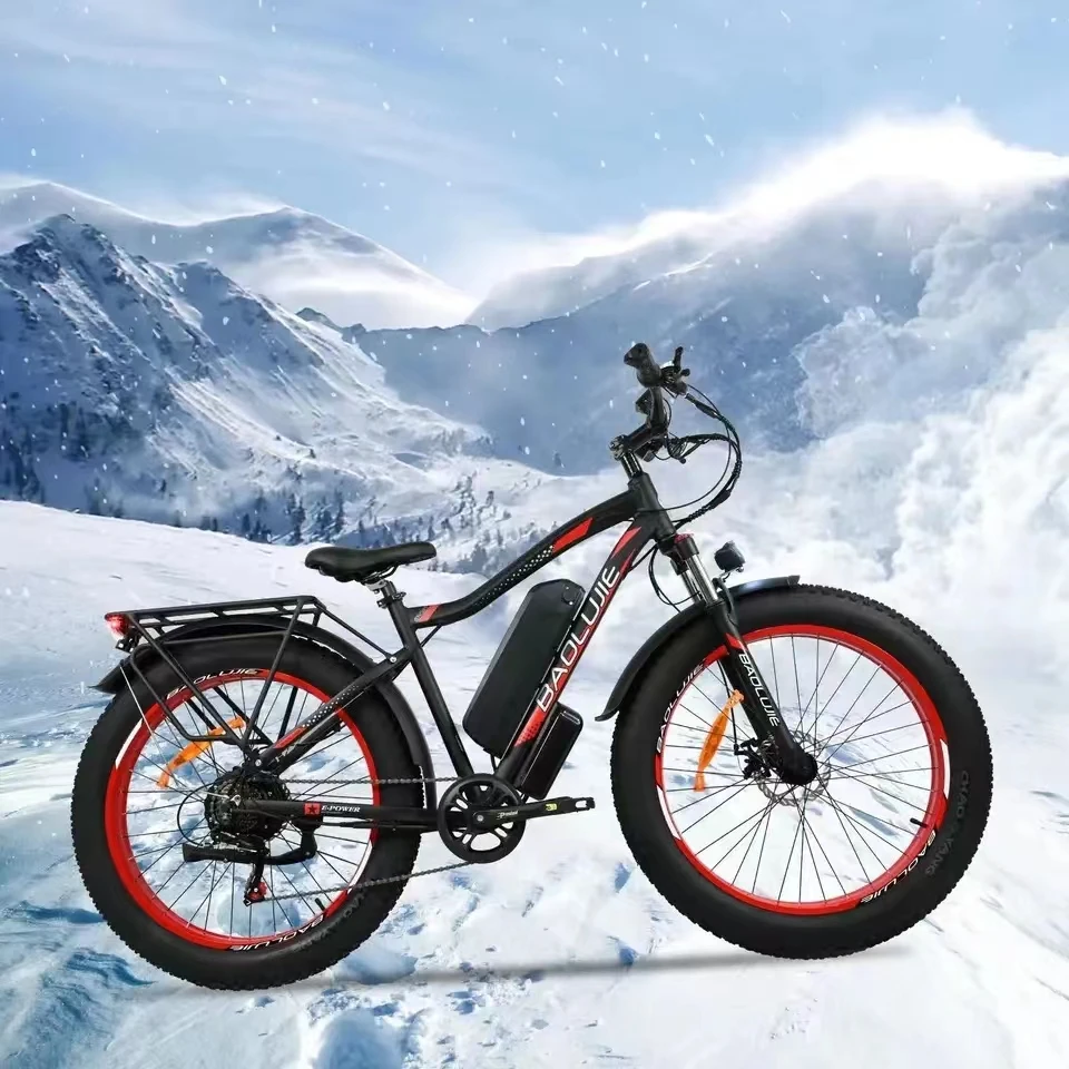 Mountain Off-road Electric Bike 26*4.0inch Fat Tire 48V13AH 1000W High Speed Motor Electric Bicycle 7-SPEED Adult Ebike EU Stock
Mountain Off-road Electric Bike 26*4.0inch Fat Tire 48V13AH 1000W High Speed Motor Electric Bicycle 7-SPEED Adult Ebike EU Stock