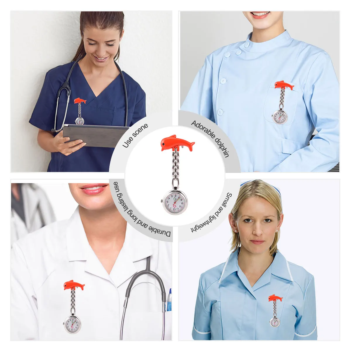 Luminous Pocket Zinc Alloy Doctor Chest Watch Durable Hanging Watch Decor Dolphin Design Exquisite Detail Fashionable For Family
Luminous Pocket Zinc Alloy Doctor Chest Watch Durable Hanging Watch Decor Dolphin Design Exquisite Detail Fashionable For Family
