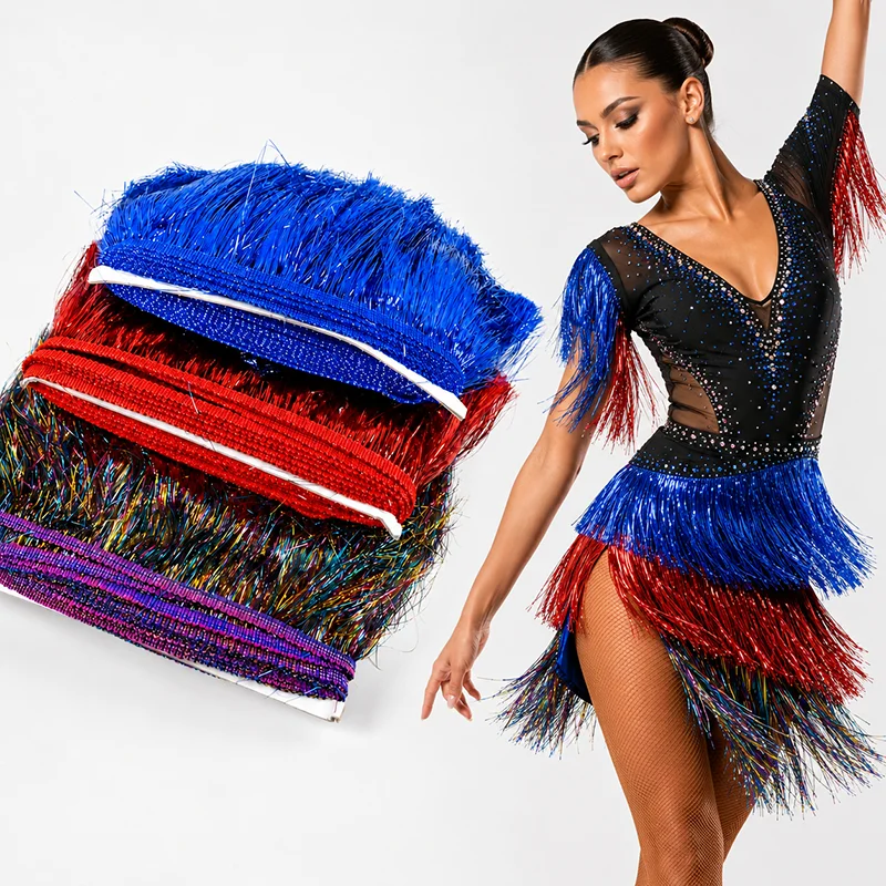 5/10M 10/15/20cm Shiny Tinsel Fringe Trim Tassel Lace Ribbon Latin Dress Stage Clothes Curtain Home Decor DIY Sewing Accessories
5/10M 10/15/20cm Shiny Tinsel Fringe Trim Tassel Lace Ribbon Latin Dress Stage Clothes Curtain Home Decor DIY Sewing Accessories