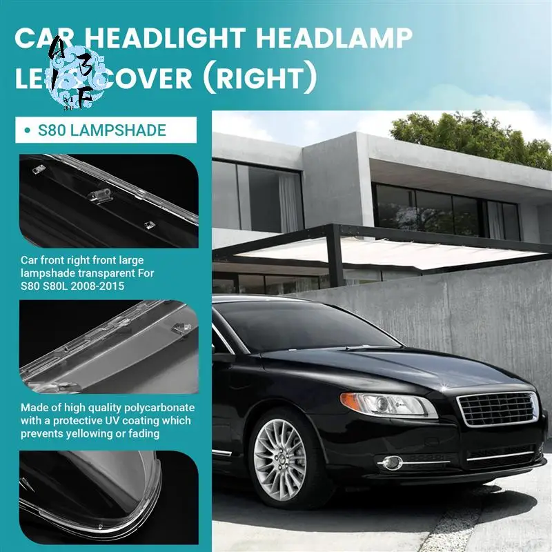 A13F-Car Front Headlamp Cover Transparent Lampshade Headlight Cover Shell Mask Lens For Volvo S80 S80L 2008-2015
A13F-Car Front Headlamp Cover Transparent Lampshade Headlight Cover Shell Mask Lens For Volvo S80 S80L 2008-2015