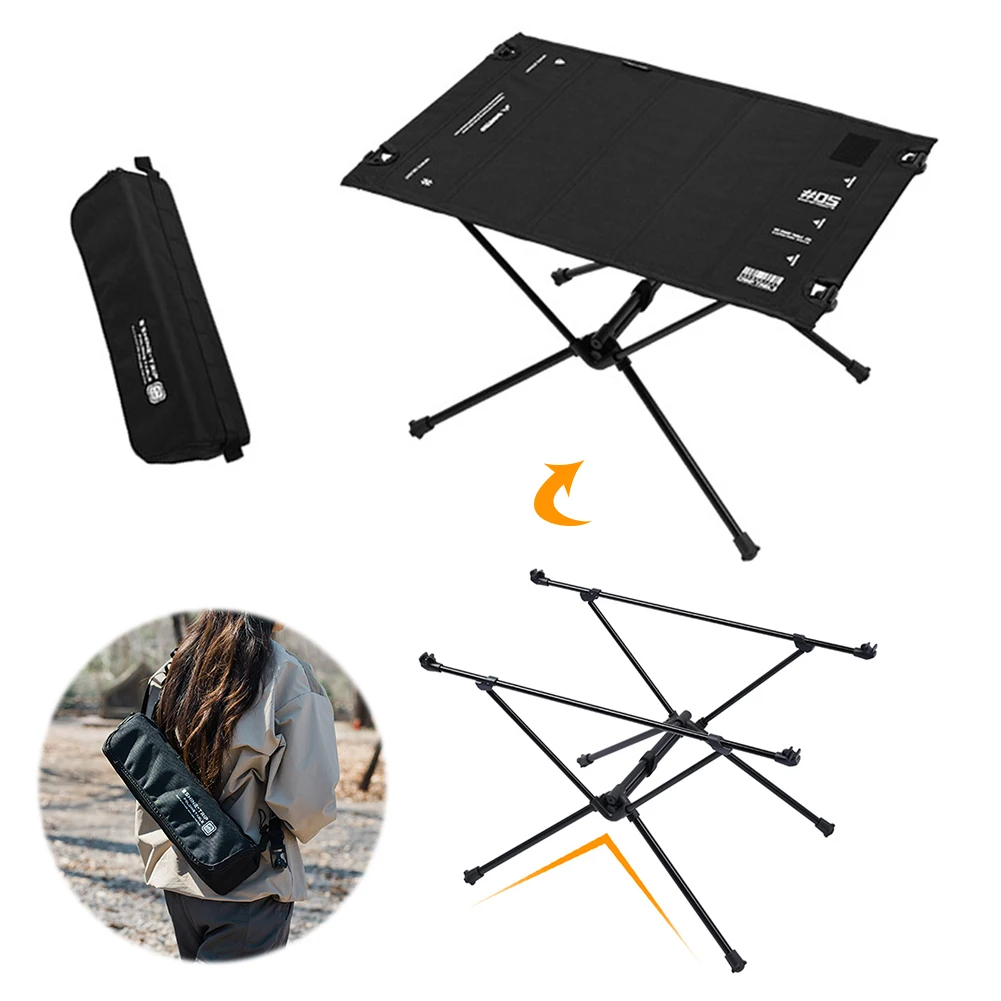 Lightweight Picnic Table Aluminum Alloy Portable Camping Table Large Capacity Barbecue Cooking Table for Outdoor Picnic Fishing
Lightweight Picnic Table Aluminum Alloy Portable Camping Table Large Capacity Barbecue Cooking Table for Outdoor Picnic Fishing