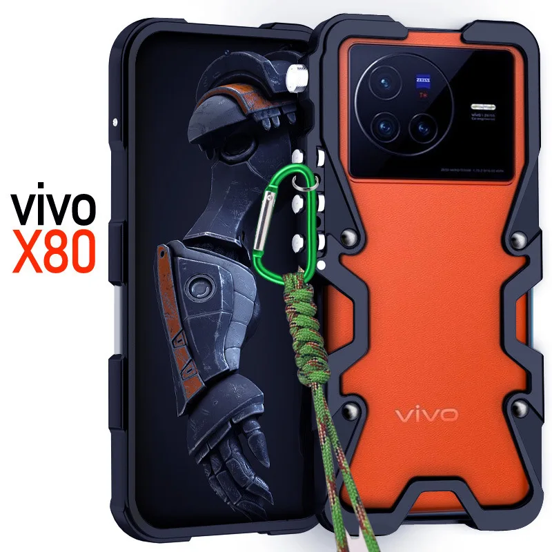 Suitable for VIVOx80 mobile phone case metal VIVOx80pro mobile phone case anti-drop edge mechanical model
Suitable for VIVOx80 mobile phone case metal VIVOx80pro mobile phone case anti-drop edge mechanical model