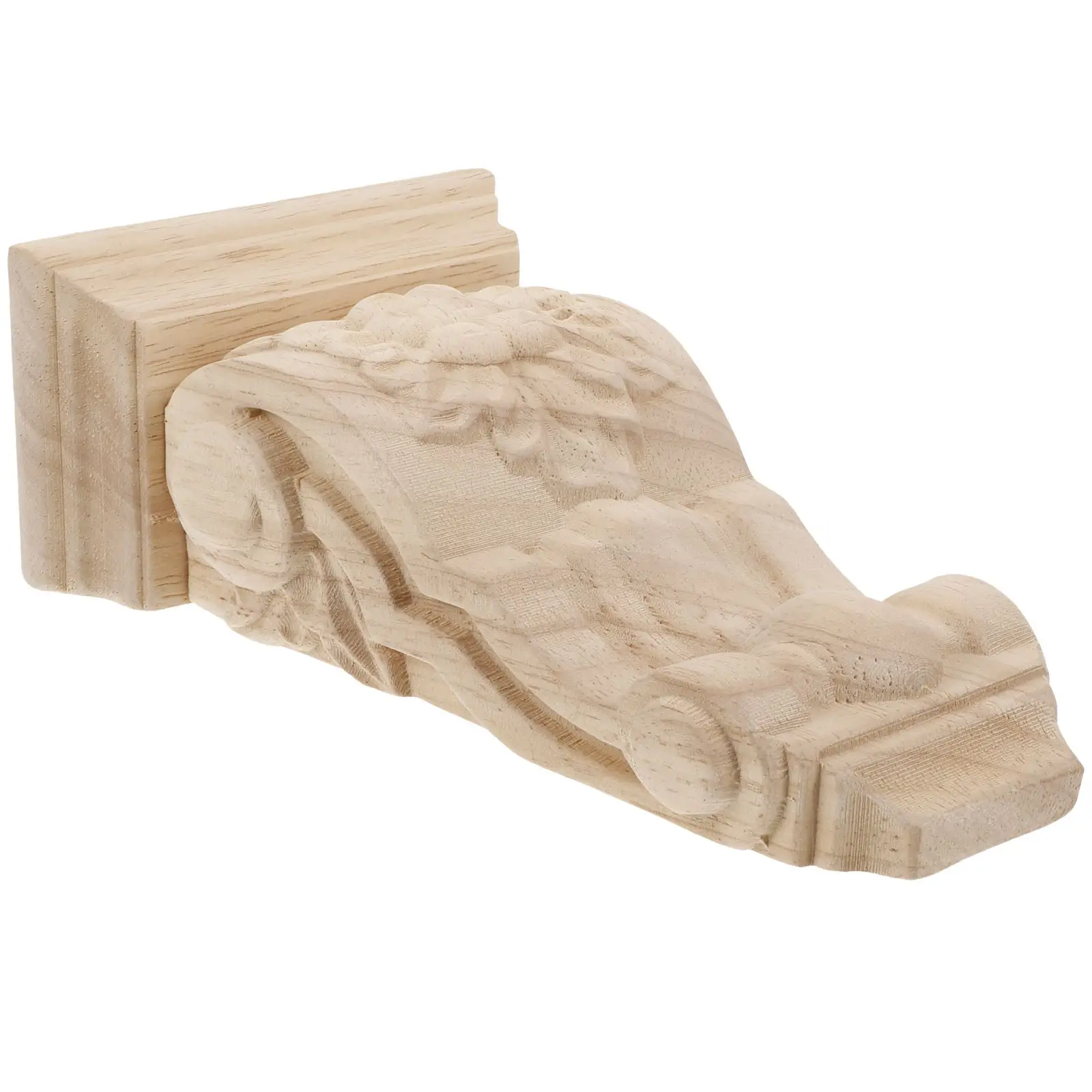 Wooden Carved Stigma Decoration 10x18x6cm Small Wood Corbels for Countertops Villa DIY European Style Smooth Surface
Wooden Carved Stigma Decoration 10x18x6cm Small Wood Corbels for Countertops Villa DIY European Style Smooth Surface