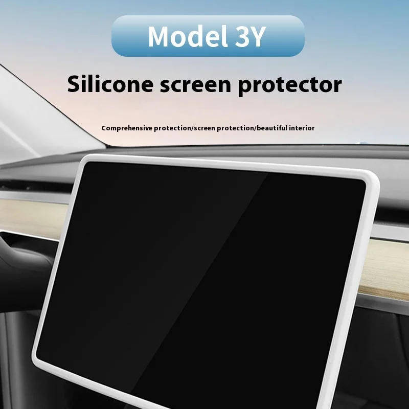 For New Tesla Model 3/Y Central Control Navigation Frame Screen Silicone Protective Cover Anti-Collision Case
For New Tesla Model 3/Y Central Control Navigation Frame Screen Silicone Protective Cover Anti-Collision Case
