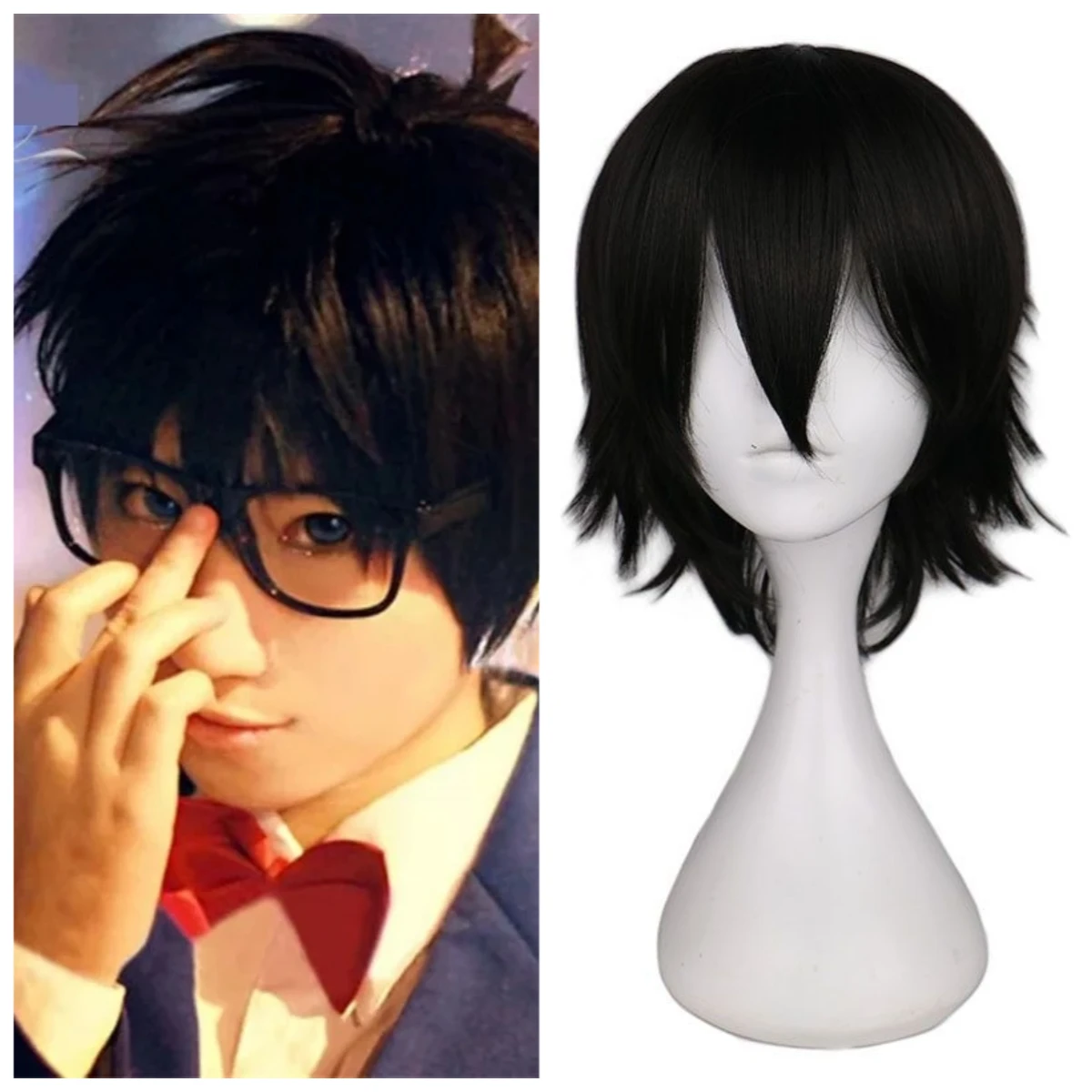 Anime Detective Conan Kudou Shinichi Cosplay Wig Halloween Role Play Costume Party Hair Wigs
Anime Detective Conan Kudou Shinichi Cosplay Wig Halloween Role Play Costume Party Hair Wigs