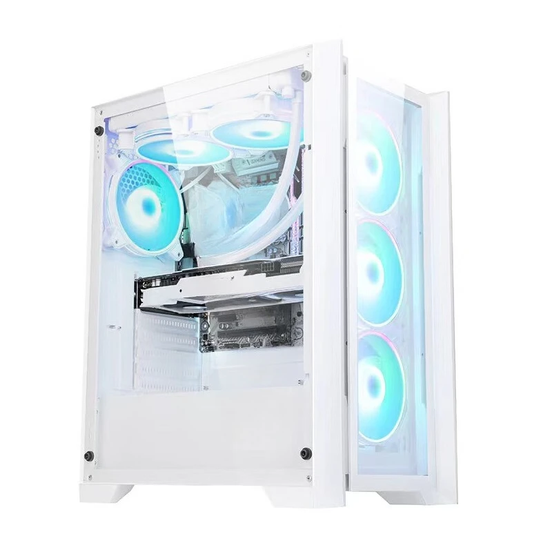 Computer case full side transparent desktop host/double-sided tempered glass
Computer case full side transparent desktop host/double-sided tempered glass
