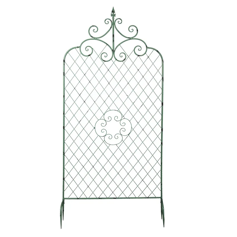 Wrought iron outdoor plants Rose stand Clematis climbing vine shelf Garden courtyard fence decoration
Wrought iron outdoor plants Rose stand Clematis climbing vine shelf Garden courtyard fence decoration