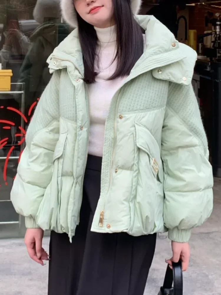 Winter Thiened Bread Sle Women's Casual Faionable Warm Coat Large Size Fem Outerwear Korean Sle Loose Fit Cotton J...
Winter Thiened Bread Sle Women's Casual Faionable Warm Coat Large Size Fem Outerwear Korean Sle Loose Fit Cotton J...