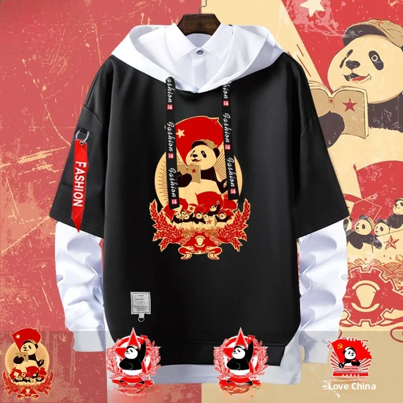Soviet CCCP Soviet Panda Love You Hoodie Sweatshirt Men's Jacket Casual Loose Fit Winter Fashion Cotton Polyester Blend
Soviet CCCP Soviet Panda Love You Hoodie Sweatshirt Men's Jacket Casual Loose Fit Winter Fashion Cotton Polyester Blend