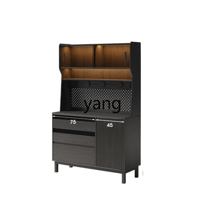LH retro black rock slab small apartment household wine cabinet living room tea locker
LH retro black rock slab small apartment household wine cabinet living room tea locker