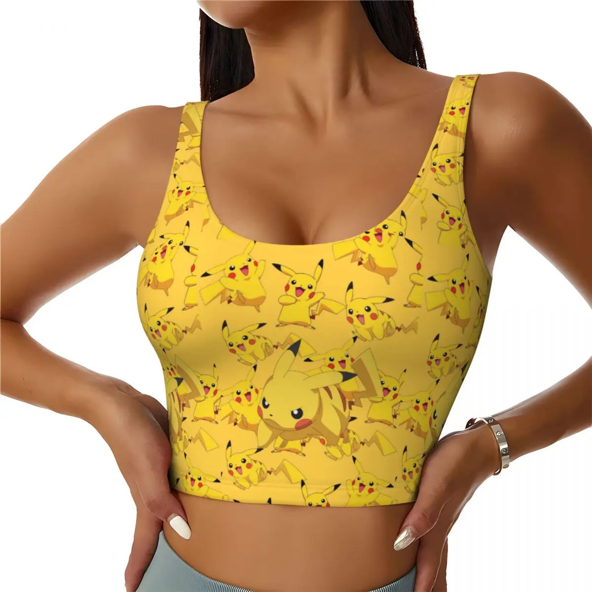 Custom Bikachus Workout Crop Tank Tops for Women Series Video Games Yoga Sports Bras
Custom Bikachus Workout Crop Tank Tops for Women Series Video Games Yoga Sports Bras